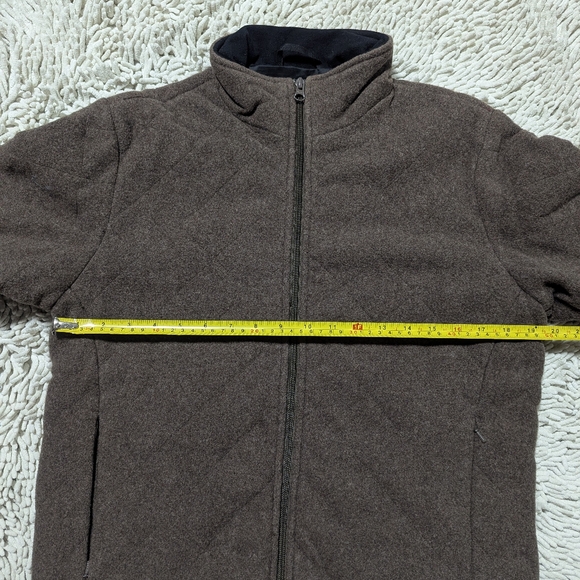 Woolrich brown quilted wool jacket- size small - Picture 9 of 10